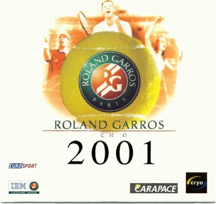 Roland Garros French Open 2001 box art for Playstation